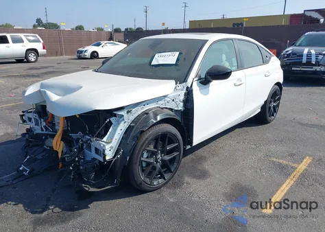 2025 Honda Civic Hybrid Sport z USA, uszkodzony, nr VIN JHMFL4H8XSX001152